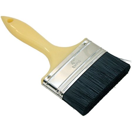 THE BRUSH MAN 4” Roofers Adhesive Brush, Very Stiff 1-1/2” Synthetic Fill, 12PK PB4SP